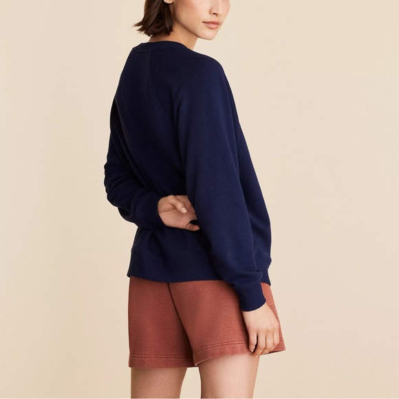 Lou & Grey Beach Swim Nap Cozy Cotton Sweatshirt NWT - Picture 3 of 3